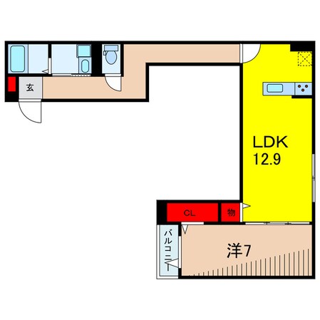 グラナーデ西加平の物件間取画像